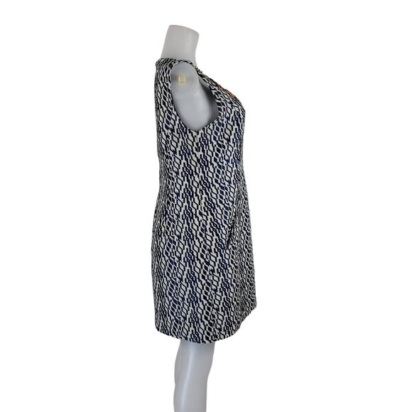 Moulinette Soeurs Scoop Neck, Beaded Chest Knee Length Pockets Dress 12 - Picture 7 of 9